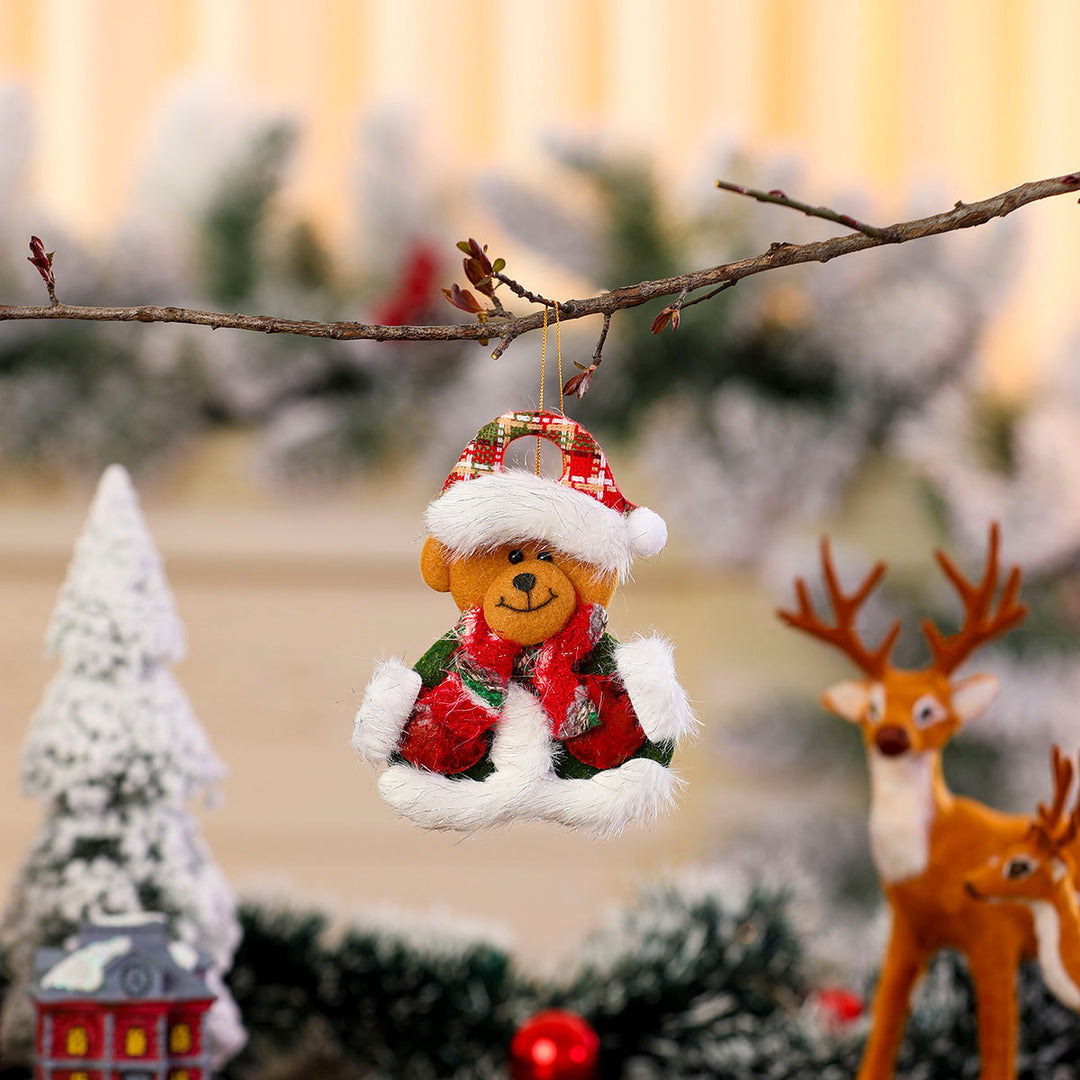 Plush Snowman Ornament Bowlift