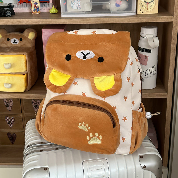 Cute Animal-Theme Plush Backpack Bowlift