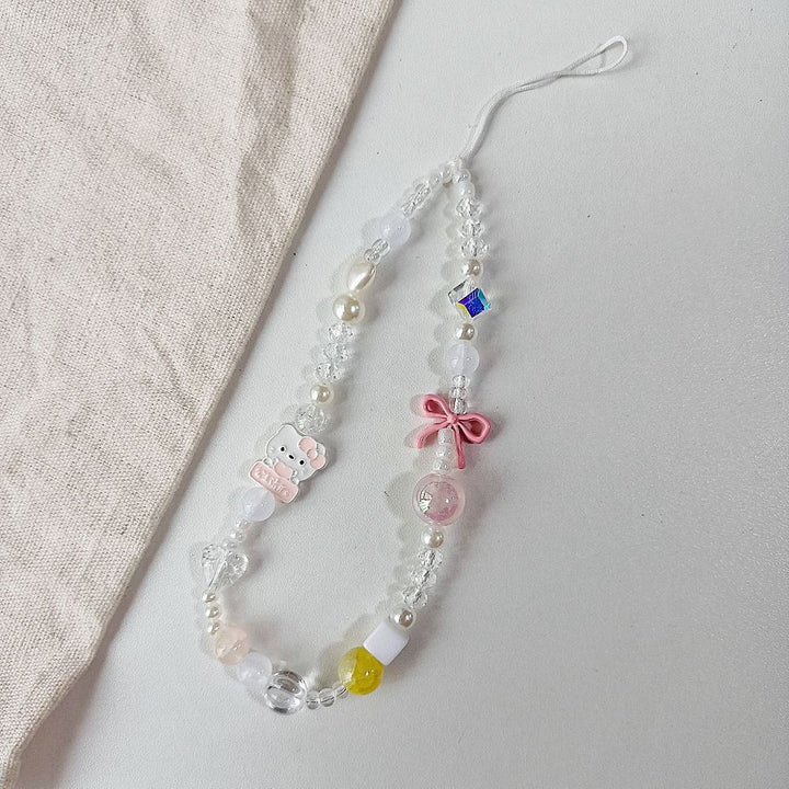 Playful Beaded Charm Necklace Bowlift 1790135621