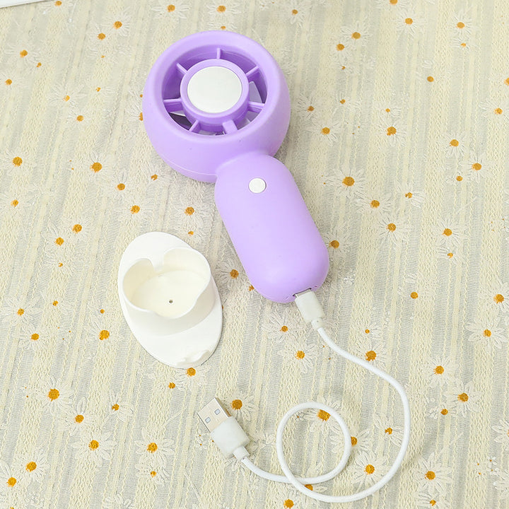 Women's portable handheld fan with USB connection Bowlift