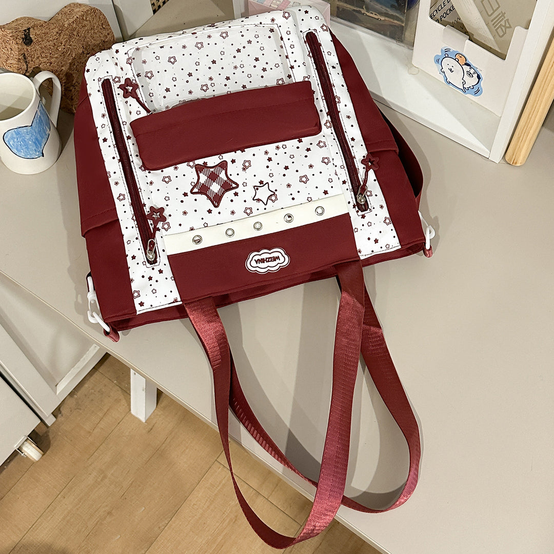Transparent Pocket Backpack Bowlift