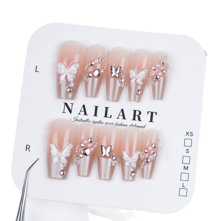 Decorative Press-On Nail Art Bowlift
