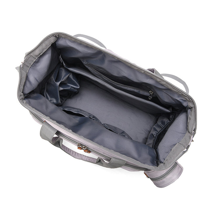 Multi-Functional Travel Tote Bag with Insulated Compartment Bowlift