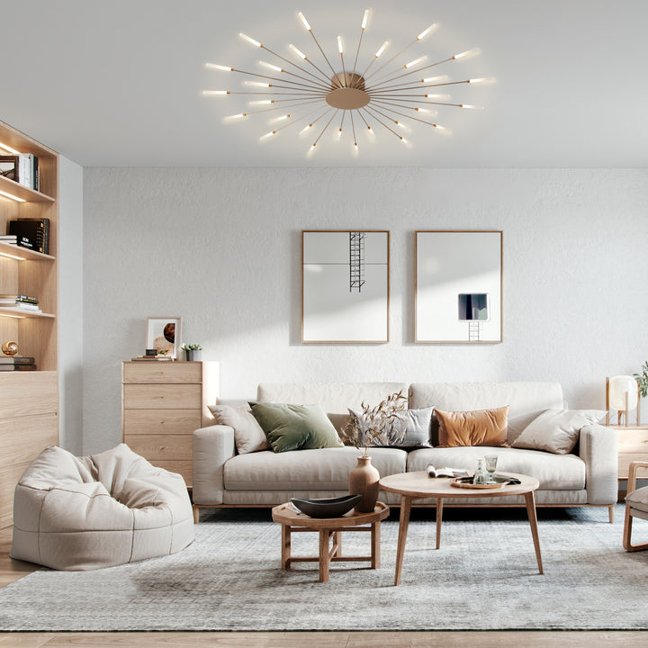 Starburst LED Ceiling Light Fixture
