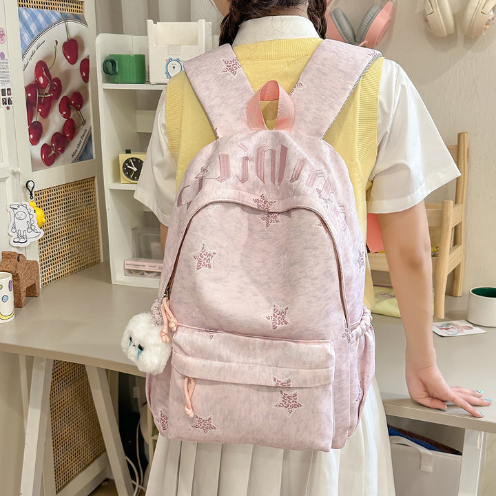 Decorative Floral Patterned Backpack Bowlift