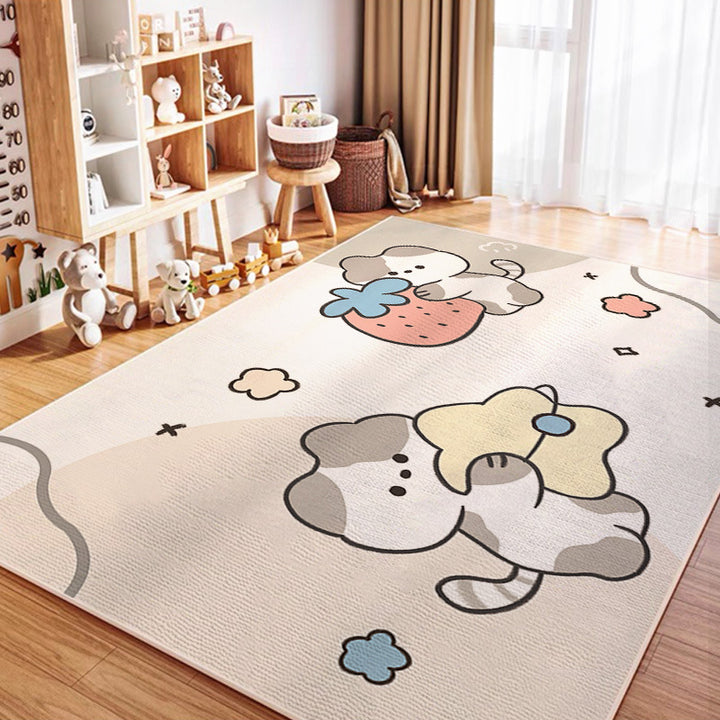 Playful Animal-Themed Area Rug Bowlift