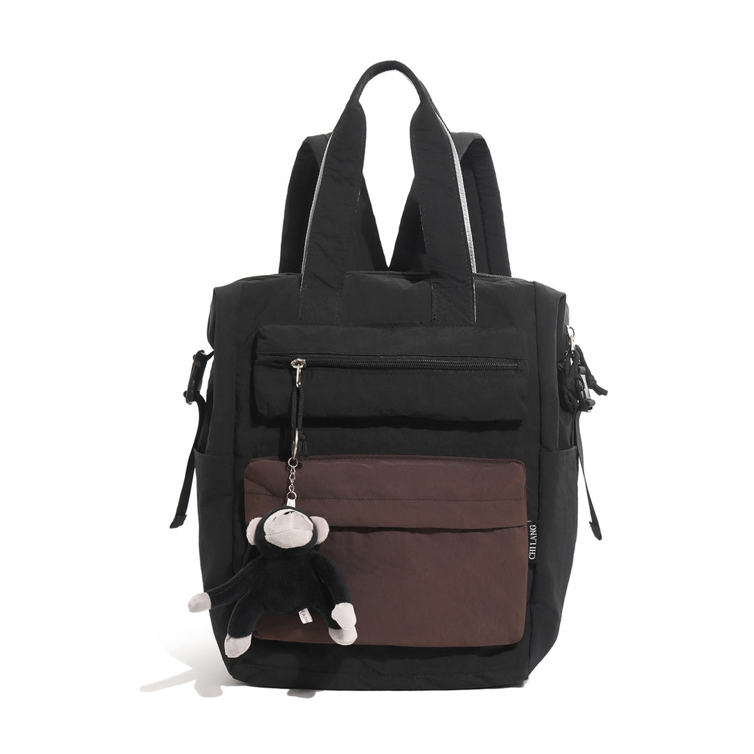 Multifunctional Backpack with Cute Charm Bowlift