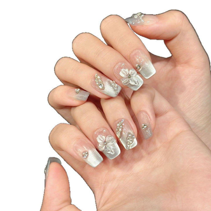 Luxury Floral Press-On Nail Set
