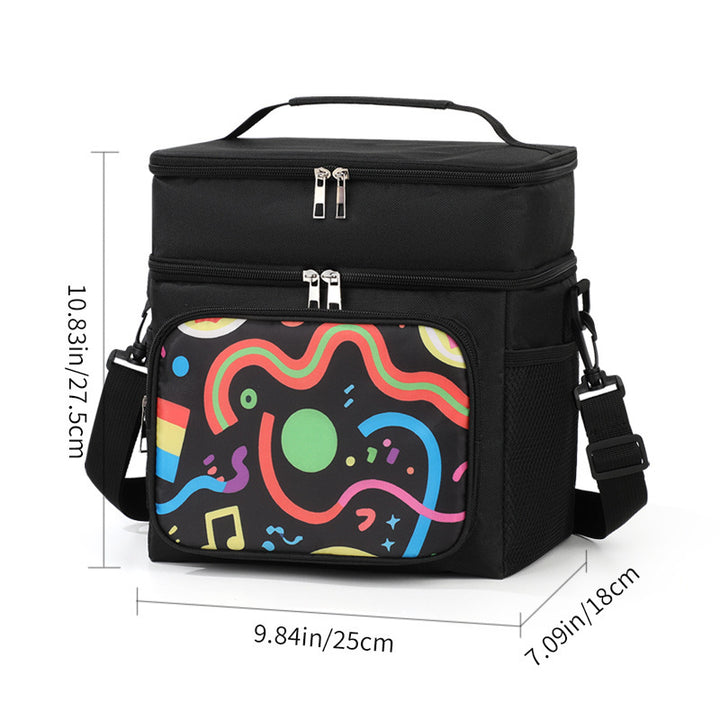Insulated Floral Print Lunch Cooler
