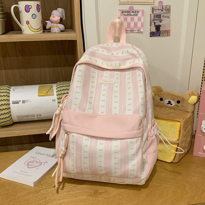 Chic Printed Backpack Bowlift