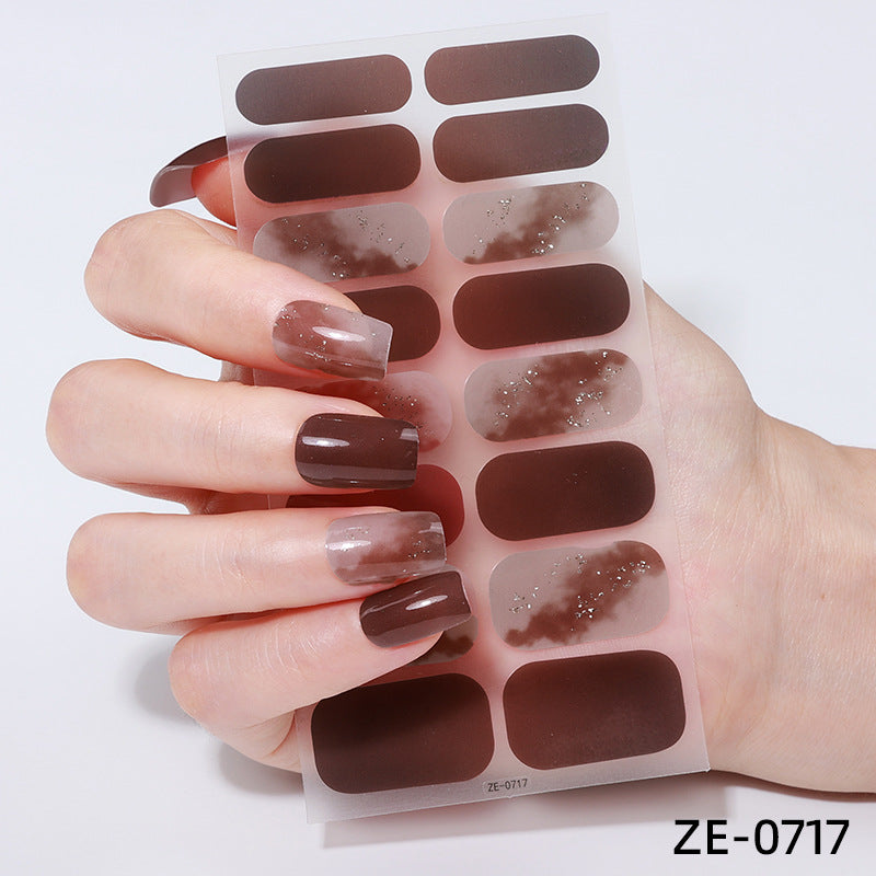 Artistic Press-On Nail Wraps