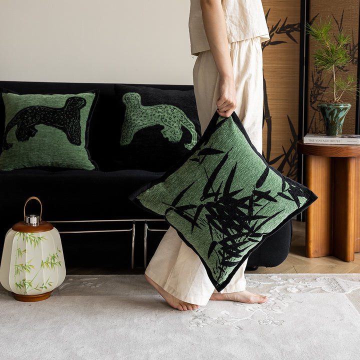 Artistically designed decorative pillow