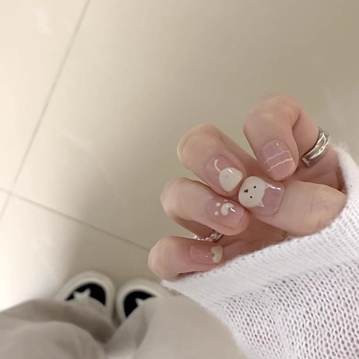 Creative Floral Design Press-On Nails