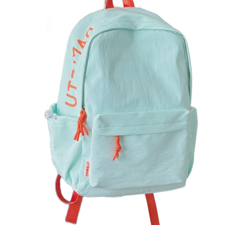 Casual Lightweight Backpack with Cute Plush Keychain Bowlift