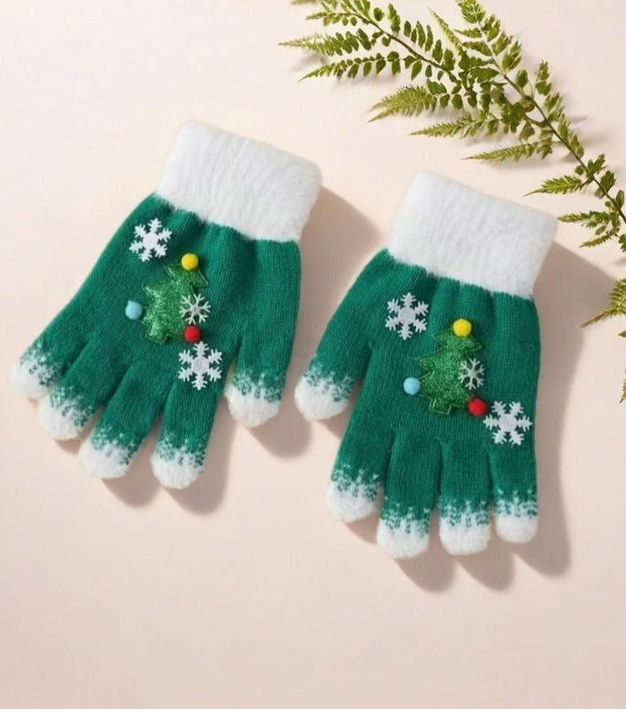 Cute Animal-Themed Fingerless Gloves Bowlift