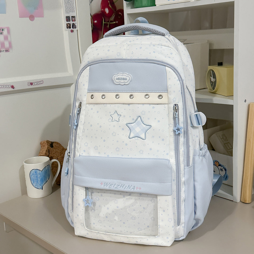 Transparent Pocket Backpack Bowlift