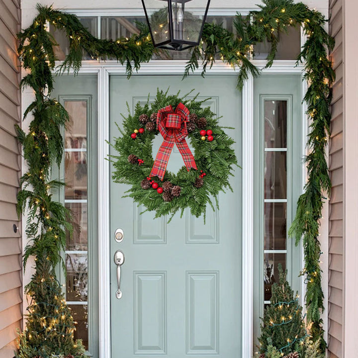 Festive Holiday Wreath