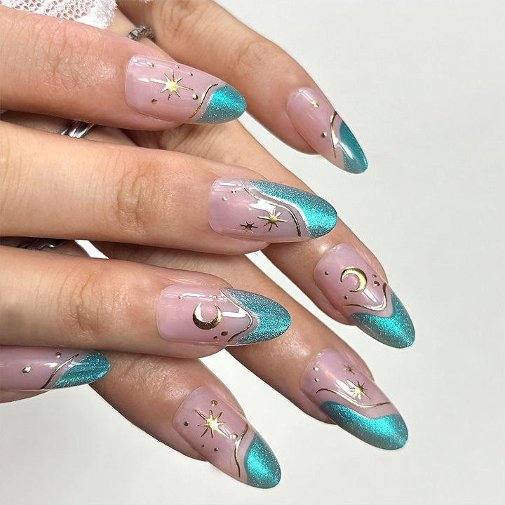Premium Artistic Press-On Nail Set Bowlift
