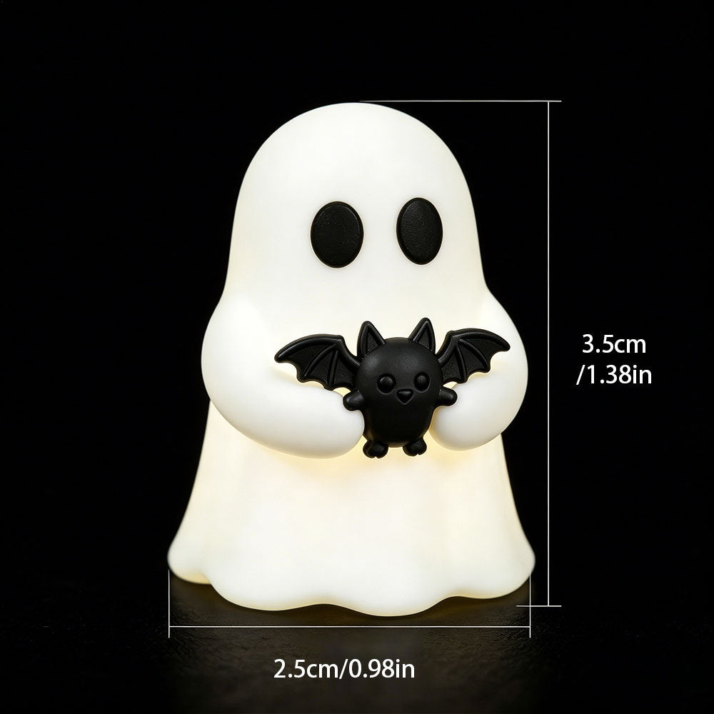Cute silicone cable protector figure ghost with bat design