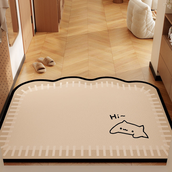 Playful Bunny-Themed Mat