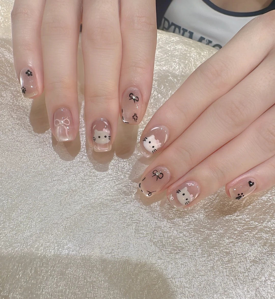 Decorative Enamel Nail Art Extensions