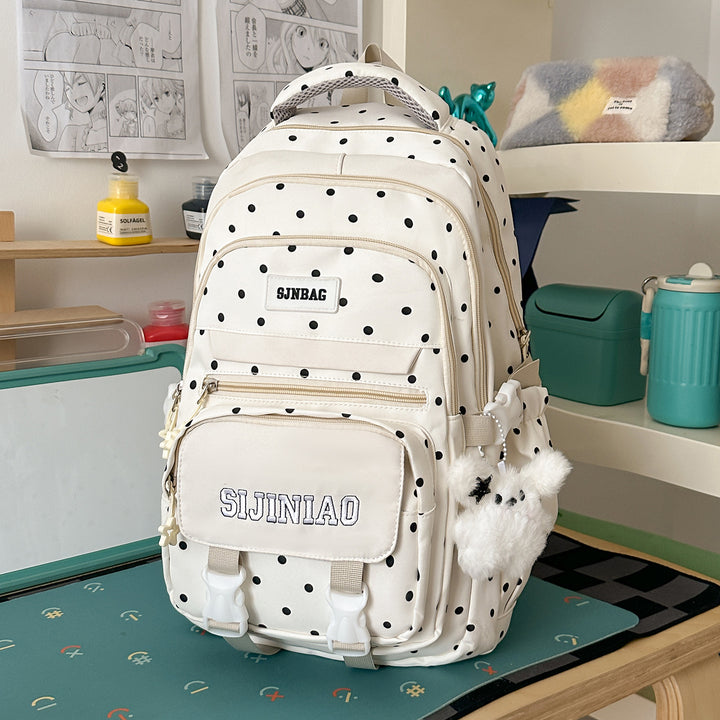 Adventurous Polka Dot Backpack Bowlift