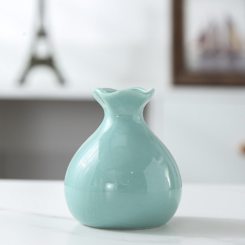 Artistic Ceramic Flower Vase Bowlift