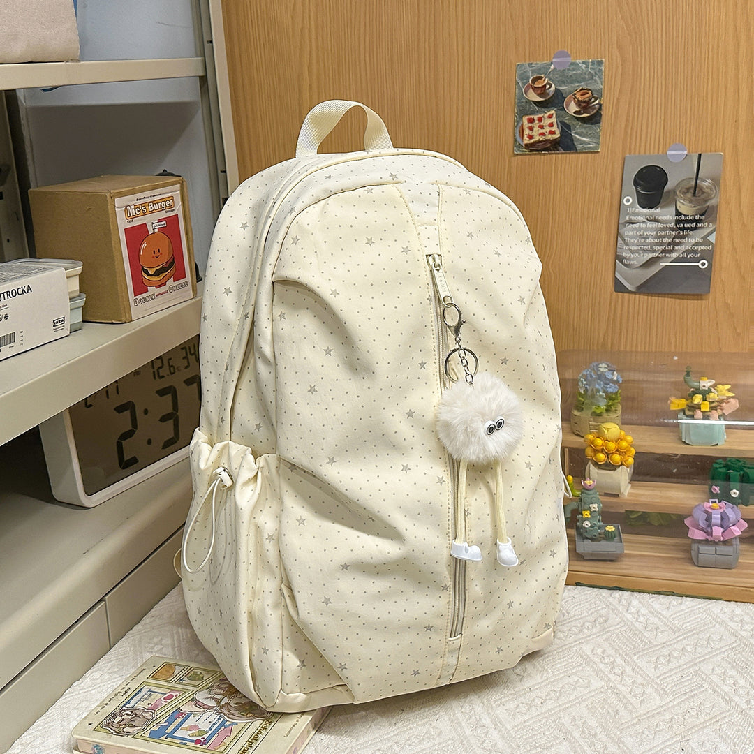 Star-Printed Backpack Bowlift