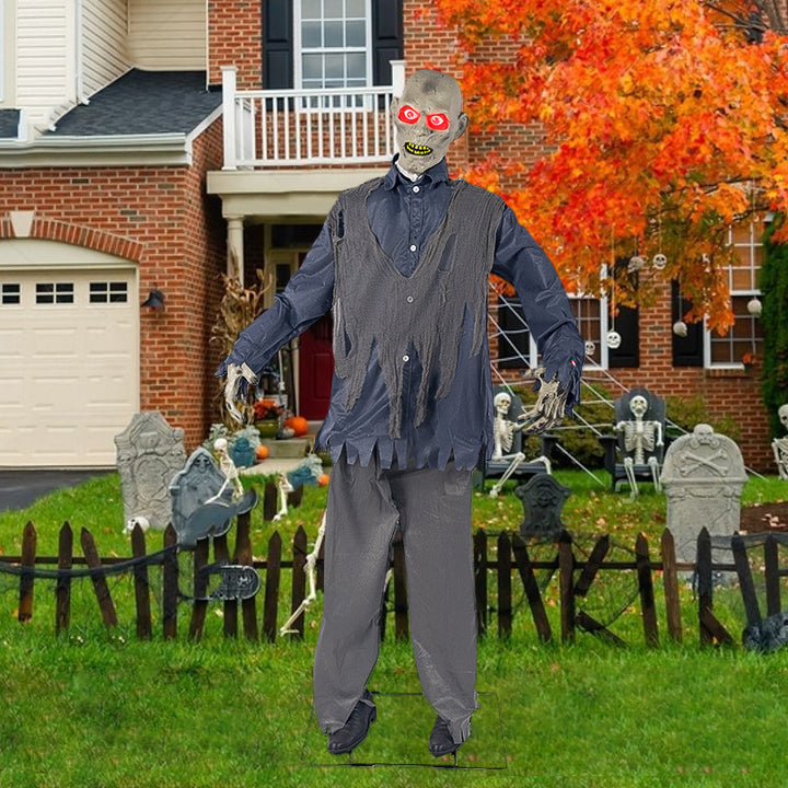 Animated Zombie Figure Decoration Bowlift