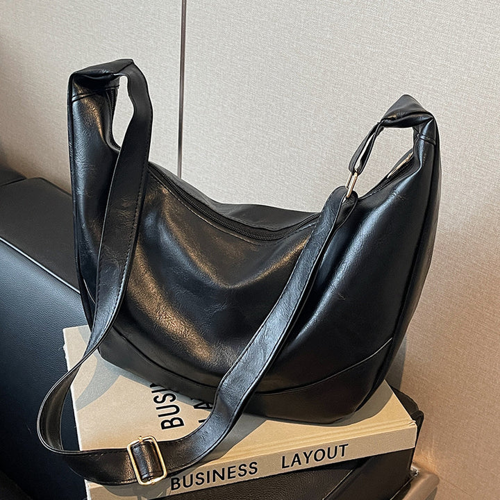 Slouchy Leather Shoulder Bag