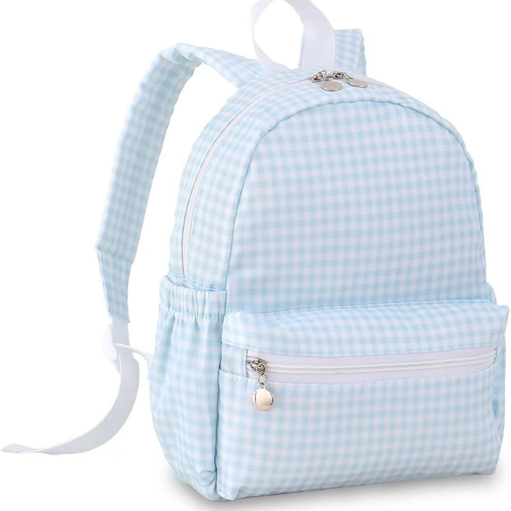 Checked Pattern Mini Backpack Bowlift