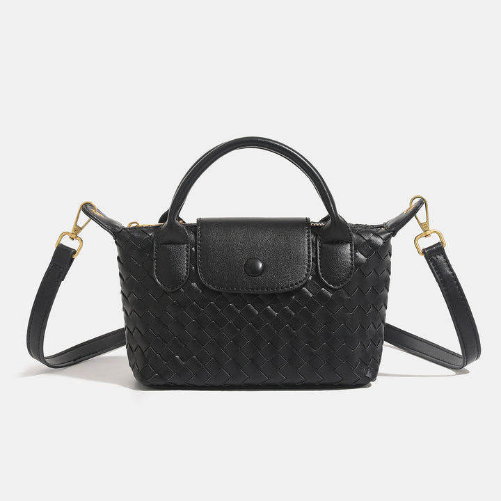 Woven Mini Handheld Crossbody Bag