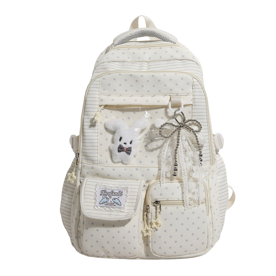 Stylish Multi-Functional Star Print Backpack Bowlift