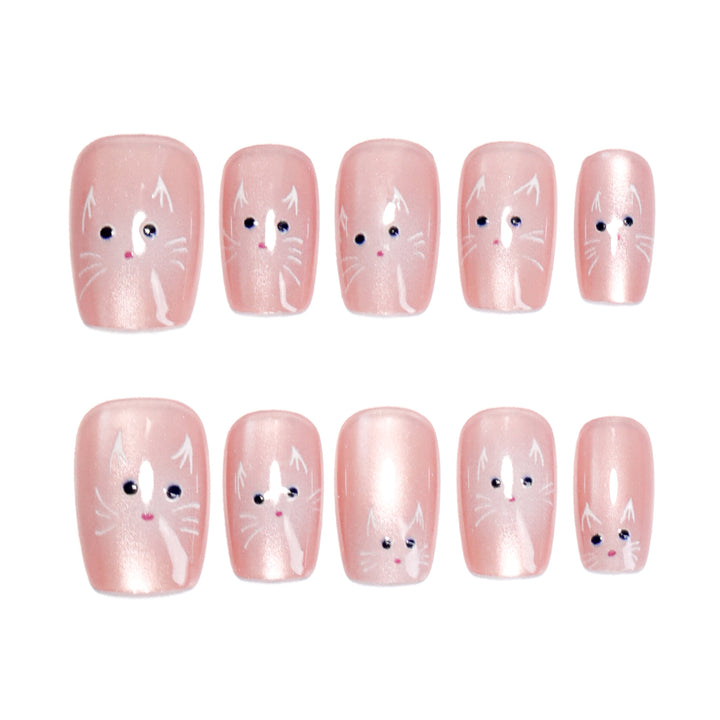 Artful nail art with cute rabbit motif Bowlift