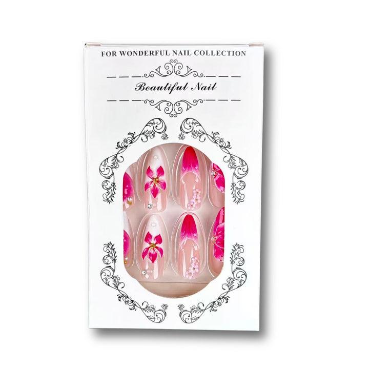 Floral Art Press-On Nails