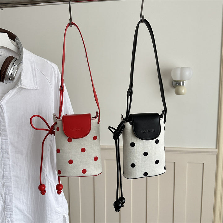 Polka Dot Crossbody Pouch