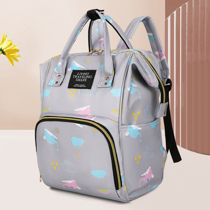 Playful Print Diaper Backpack Bowlift