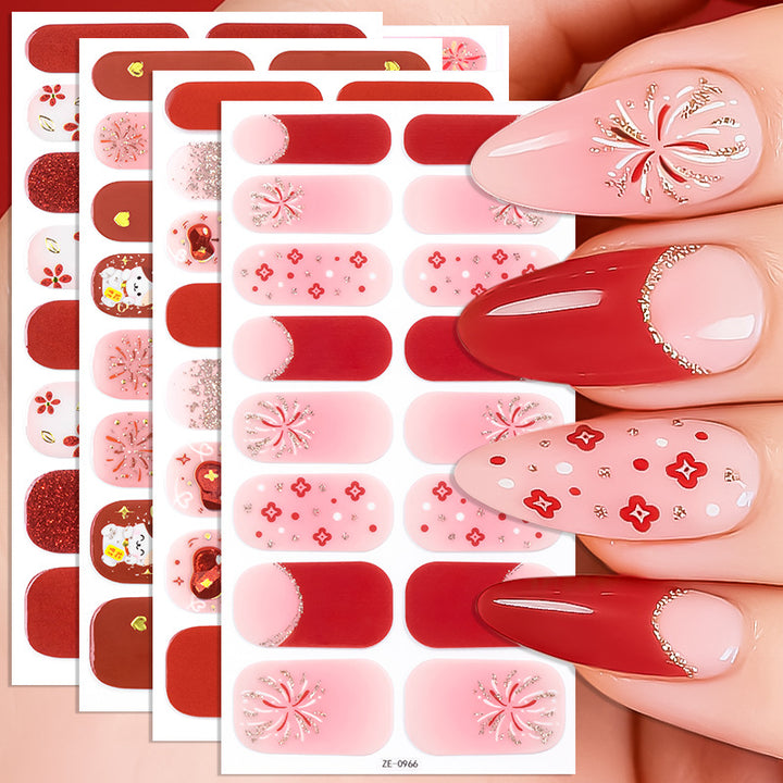 Holiday-Themed Nail Wraps