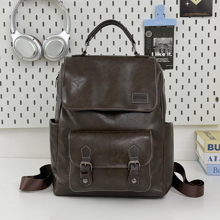 Vintage Leather Backpack Bowlift 1791205577
