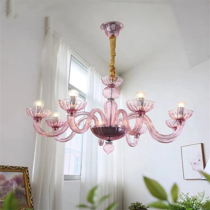Elegant Glass Chandelier