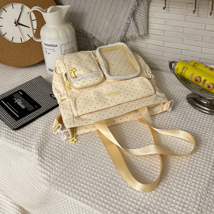 Stylish Multi-Pocket Patterned Backpack Bowlift