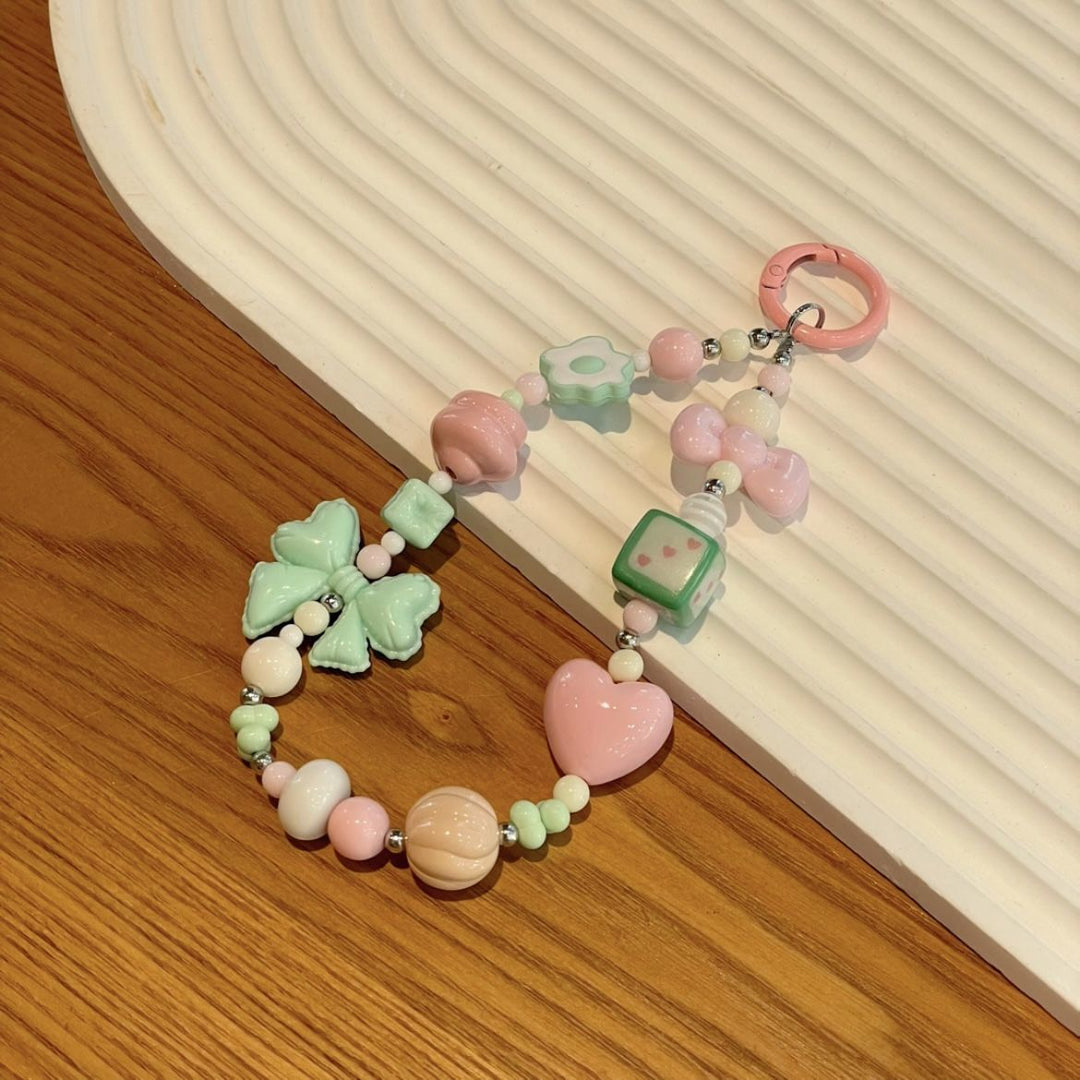 Colorful Beaded Keychain Bowlift 1790135407