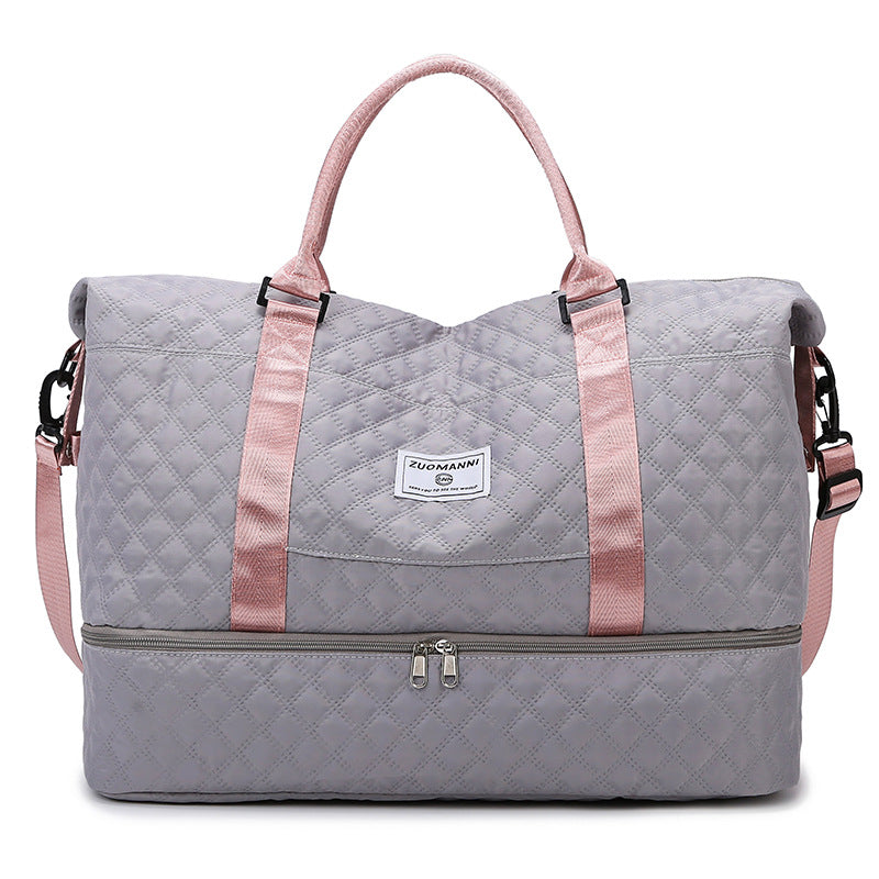 Stylish Quilted Travel Duffel Bowlift