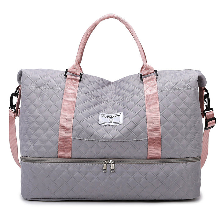 Stylish Quilted Travel Duffel Bowlift