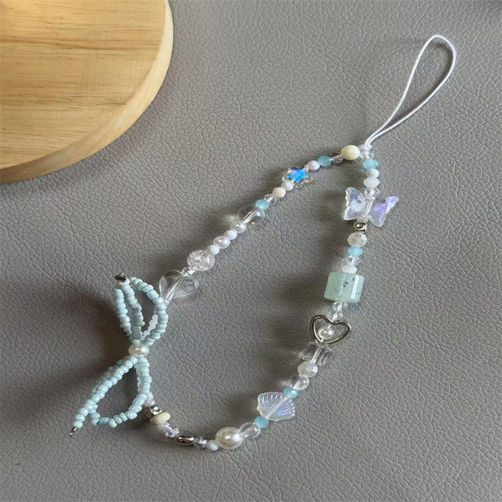 Charming Beaded Phone Lanyard Bowlift