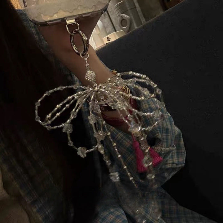 Decorative Crystal Butterfly Keychain Bowlift