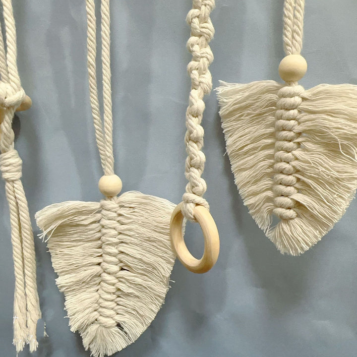 Decorative Macrame Leaf Wall Hanging Bowlift