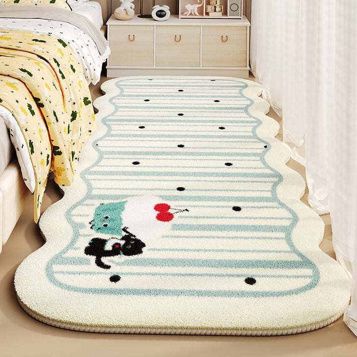 Cat Face Bath Mat for Bathroom Floor Decor
