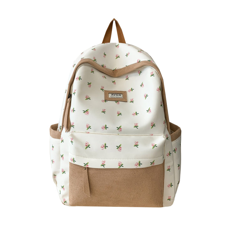 Floral Patterned School Backpack Bowlift