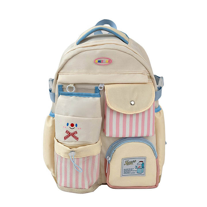Whimsical Multi-Pocket Backpack Bowlift